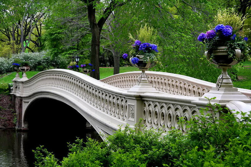 Bethesda Fountain — Green, Serene, Spring