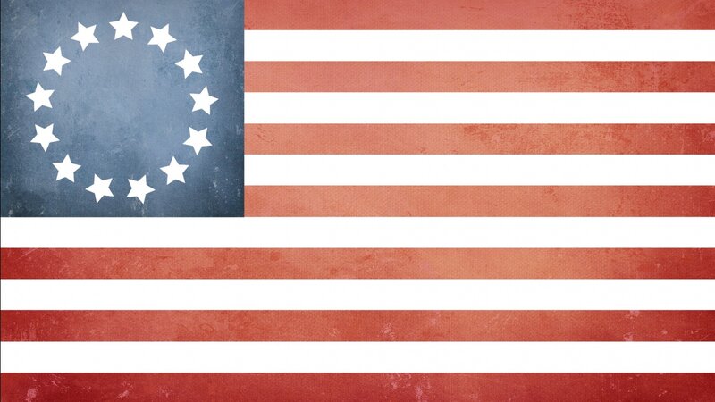 Betsy Ross Flag — Red, Patriotic