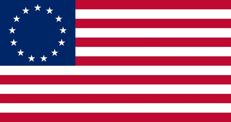 Betsy Ross Flag — Red