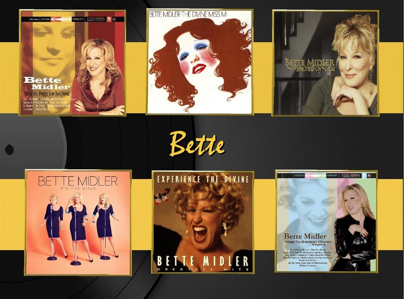 Bette Midler Album Covers