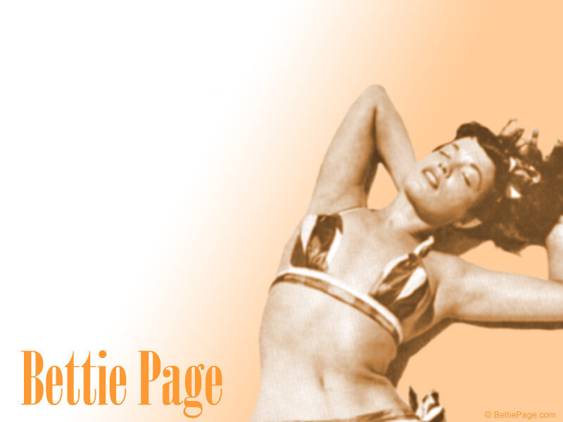 Bettie Page in a vintage photo