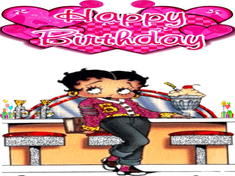 Betty Boop at a Diner