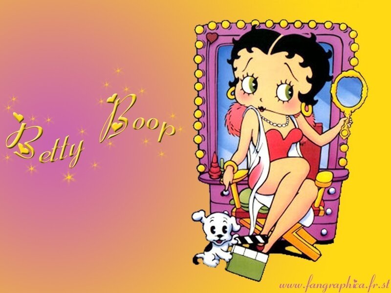 Betty Boop cartoon illustration