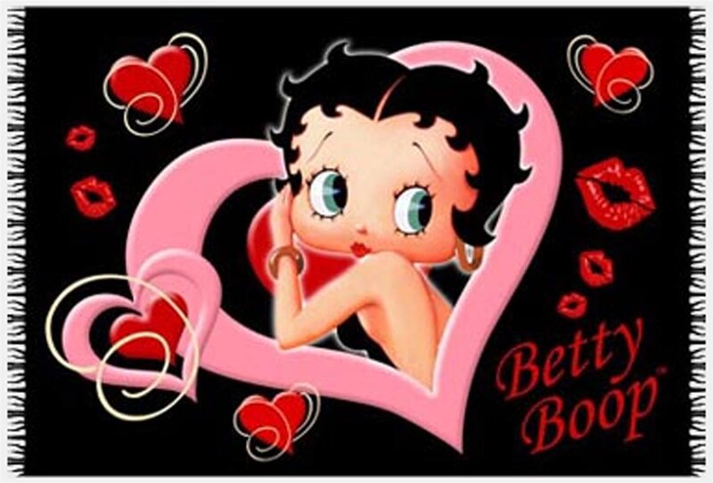 Betty Boop Character — Black, Romantic