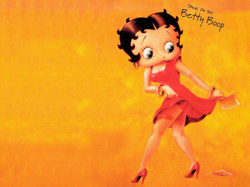 Betty Boop Character — Orange