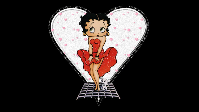 Betty Boop Character — Red, Playful, Illustration