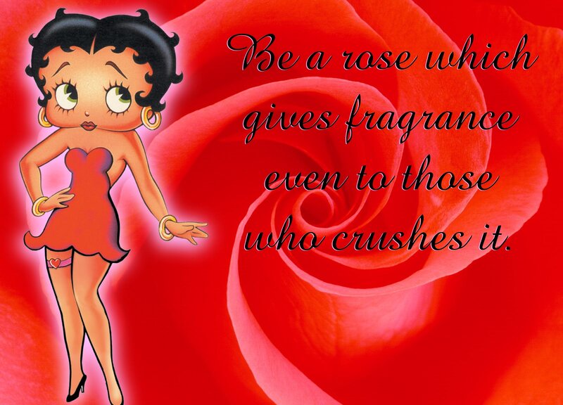 Betty Boop Character — Red, Romantic