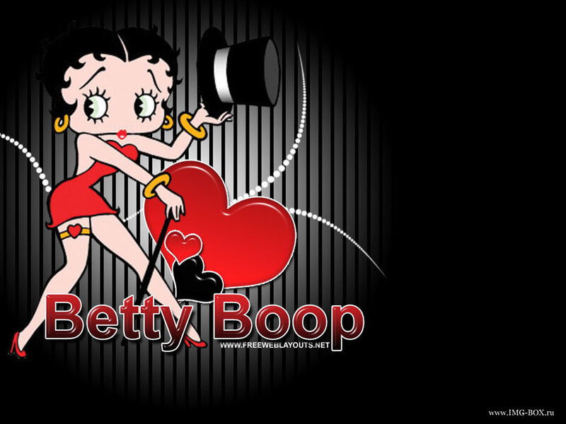 Betty Boop Character — Red