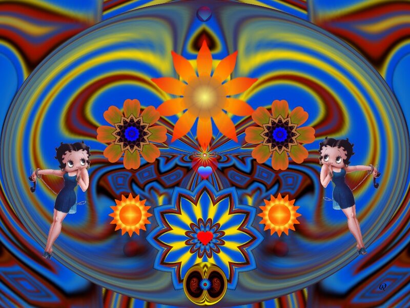 Betty Boop Characters — Blue