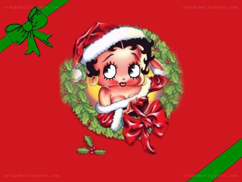 Betty Boop Christmas card