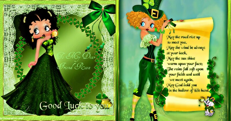 Betty Boop in Green Dress