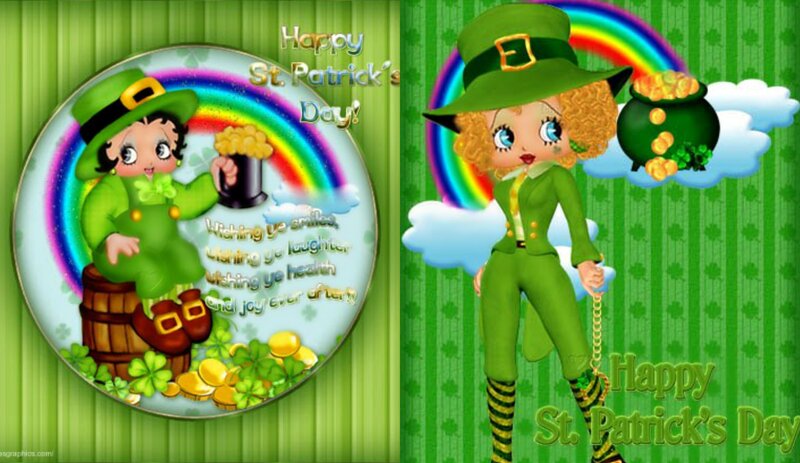 Betty Boop Leprechaun