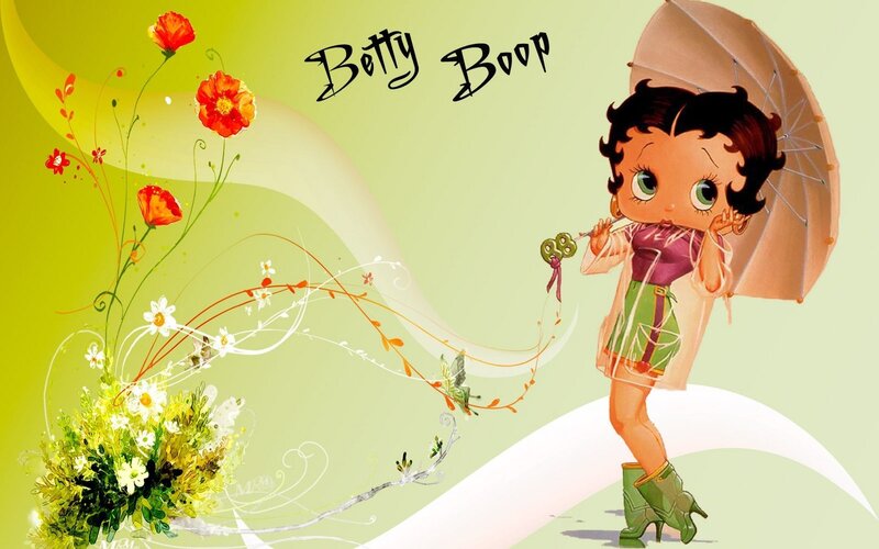 Betty Boop with Flowers