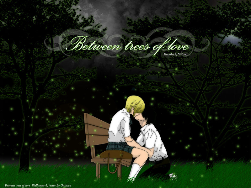 between trees of love
