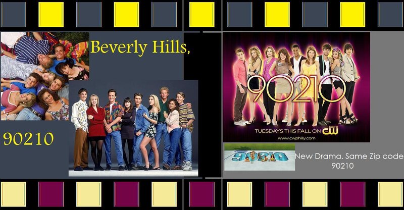 Beverly Hills 90210 promotional collage