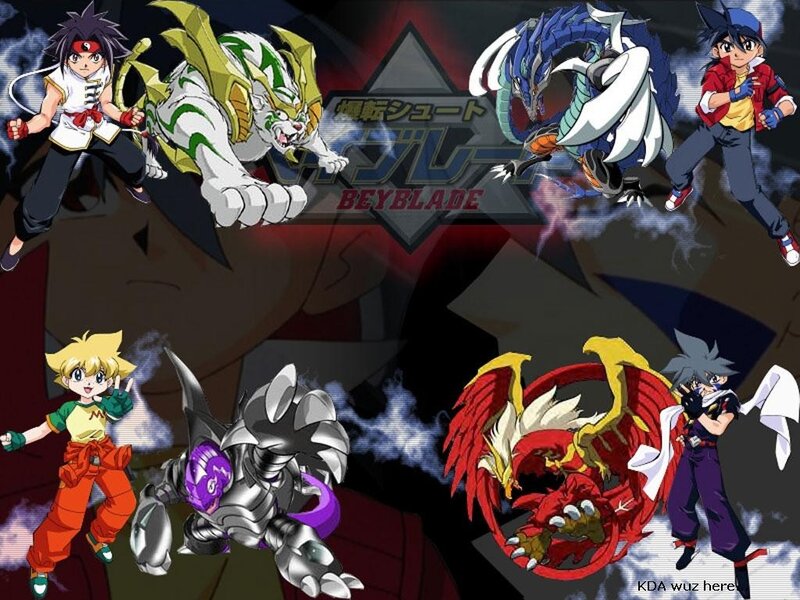 Beyblade characters and their beasts