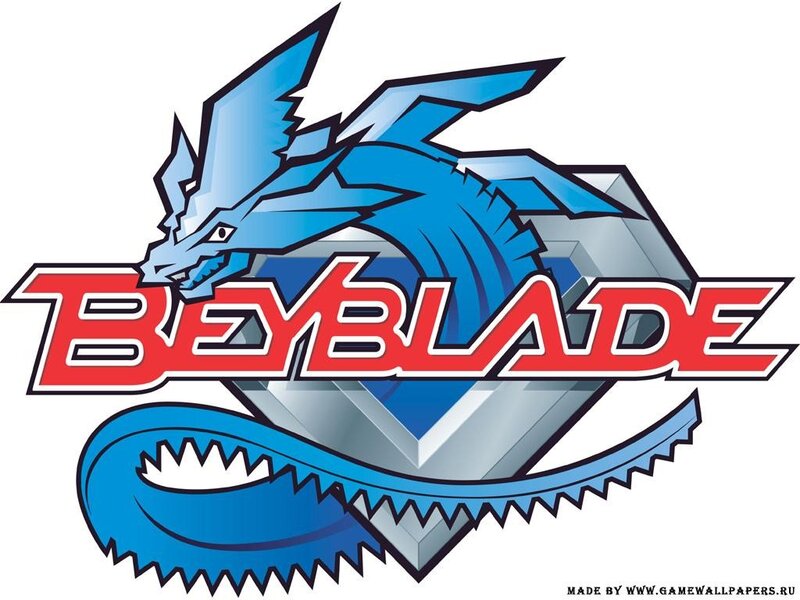 Beyblade logo with dragon