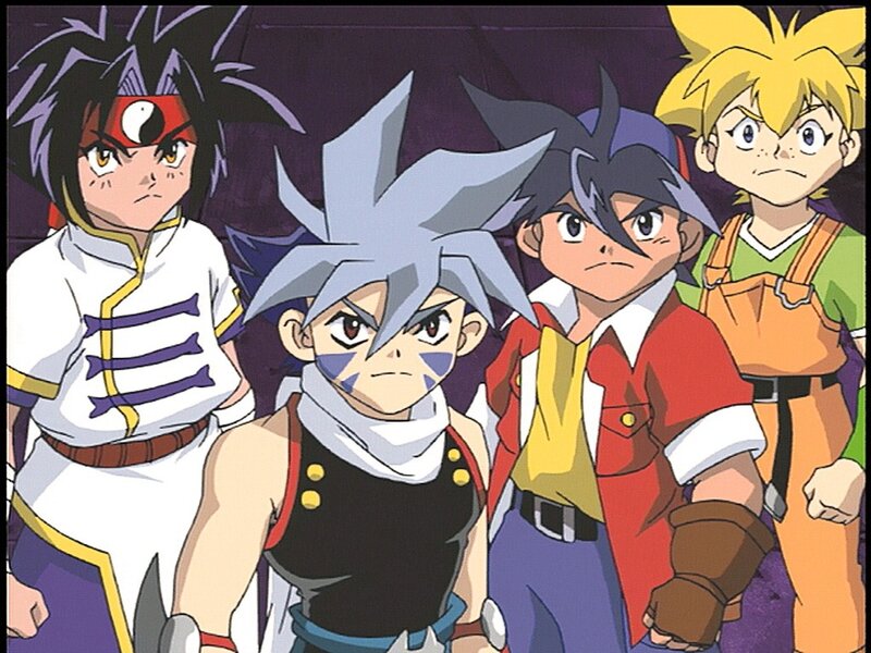 Beyblade team group shot