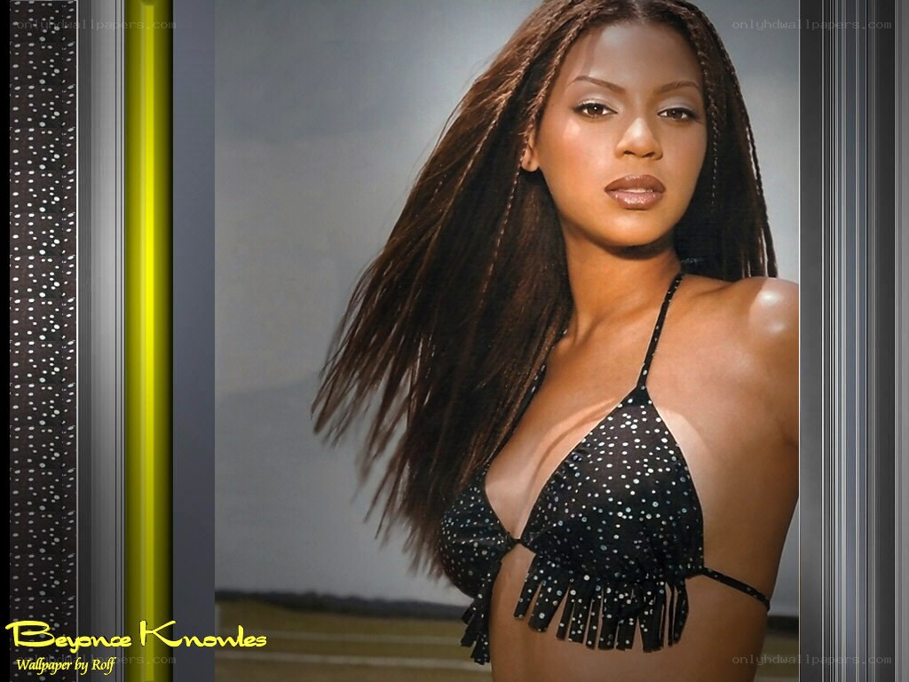 Beyoncé in a polka-dot bikini