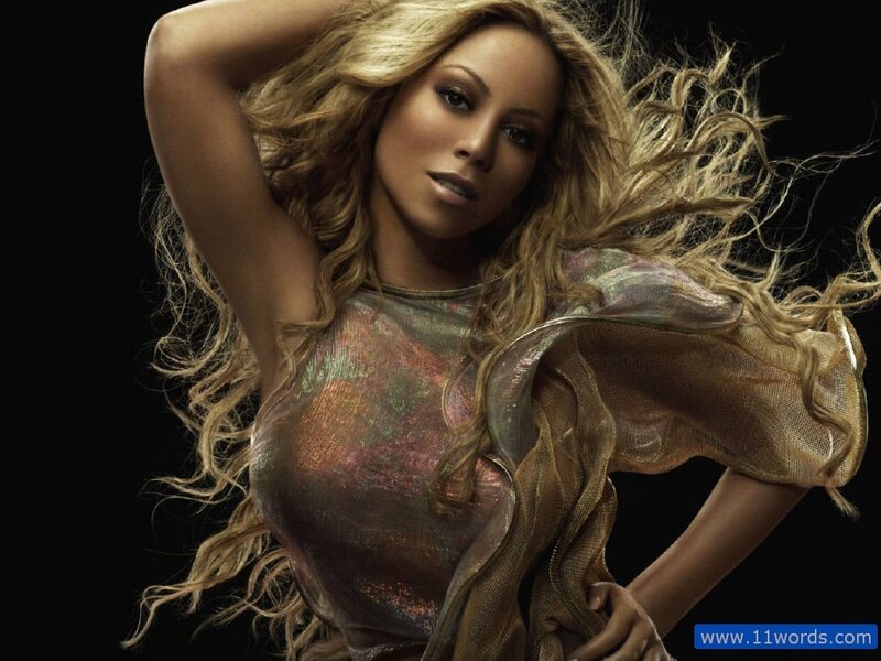 Beyoncé in iridescent dress
