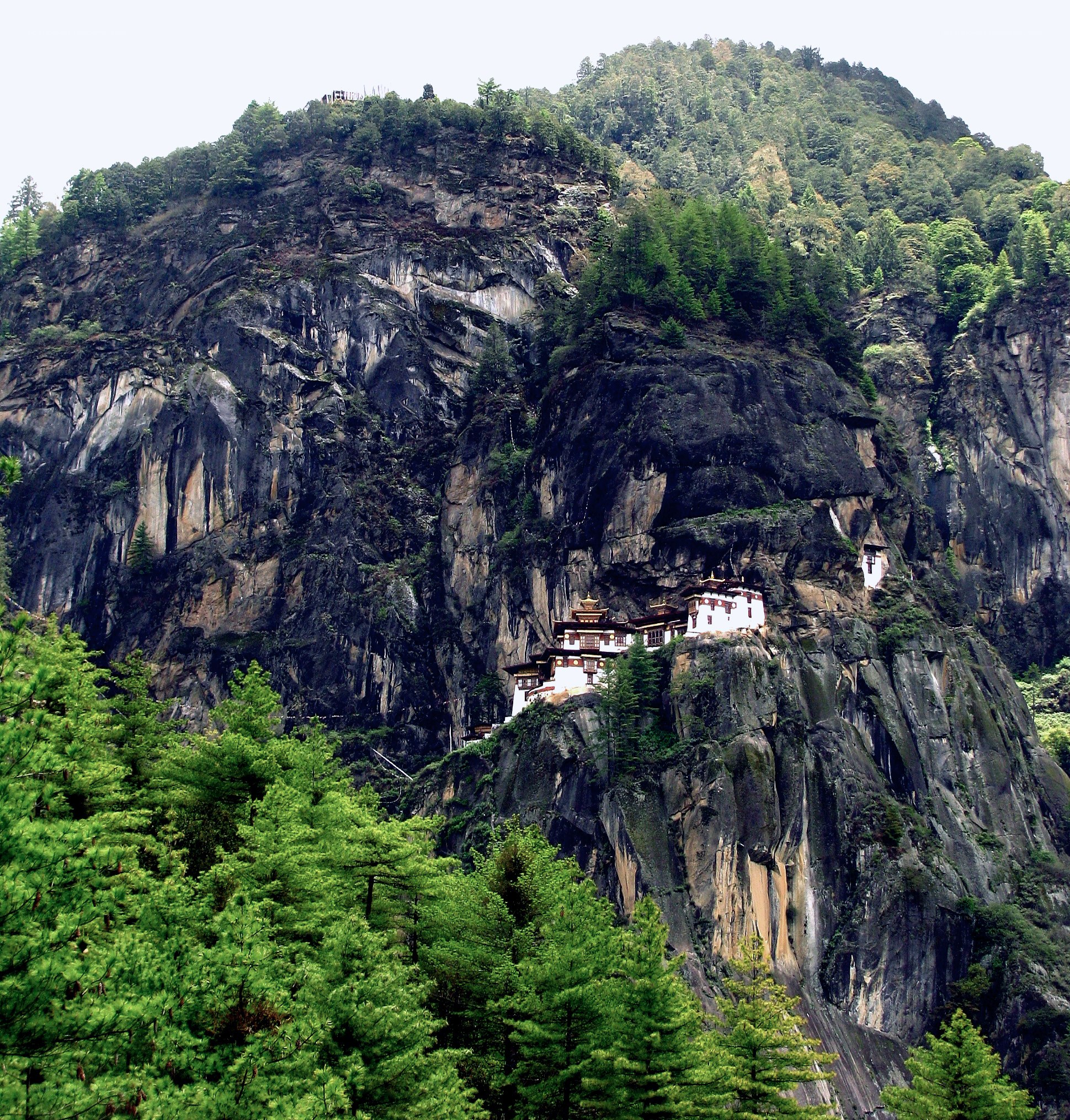 Bhutanese monastery on cliff
