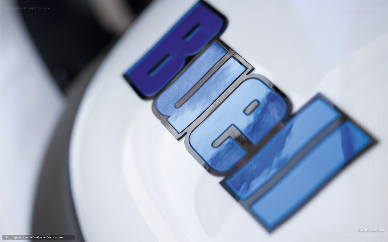 Bianchi logo on white surface