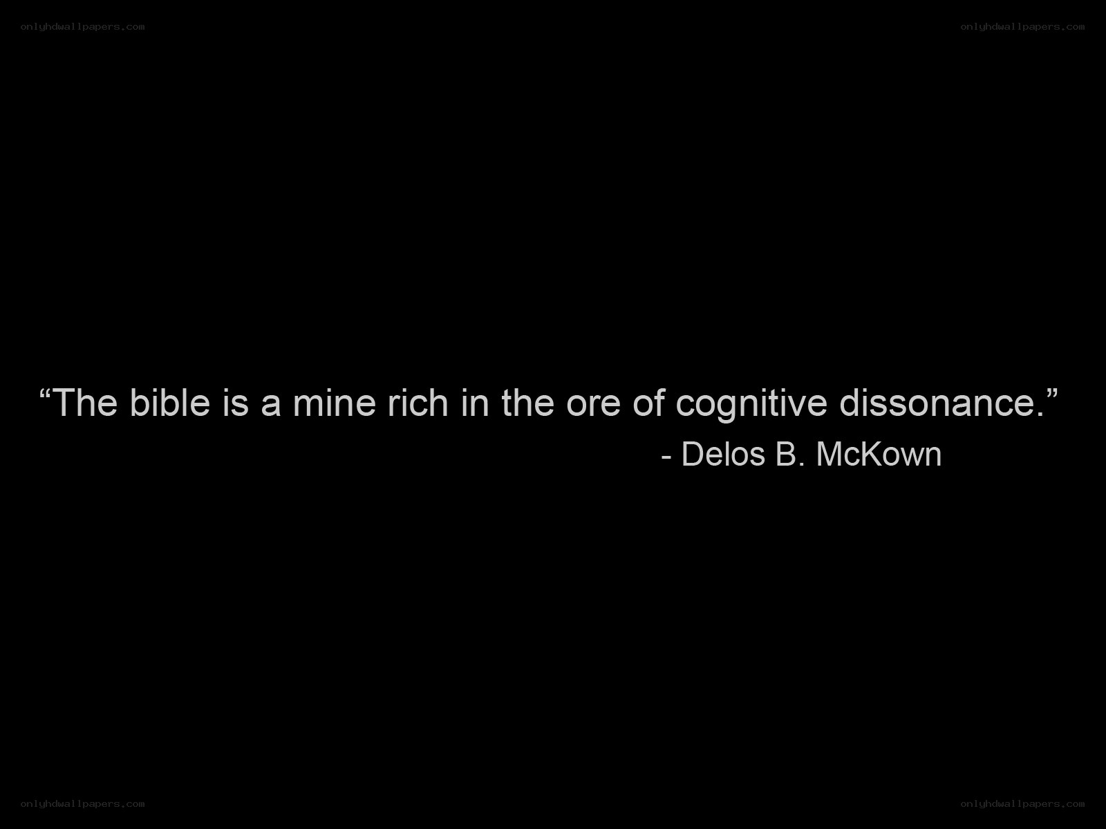 Bible quote on cognitive dissonance