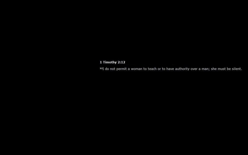 Bible verse on women's roles