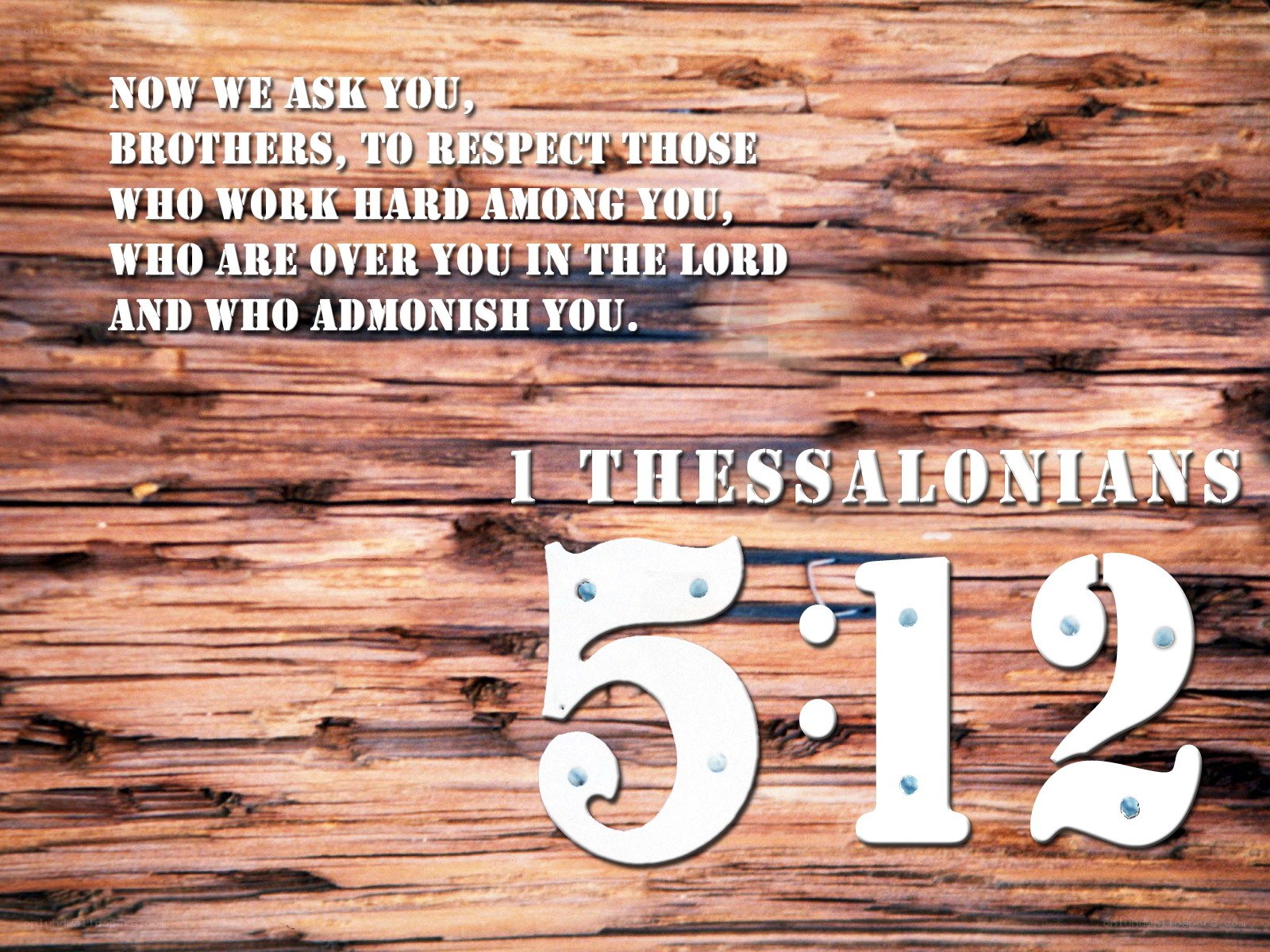 Bible verse on wood