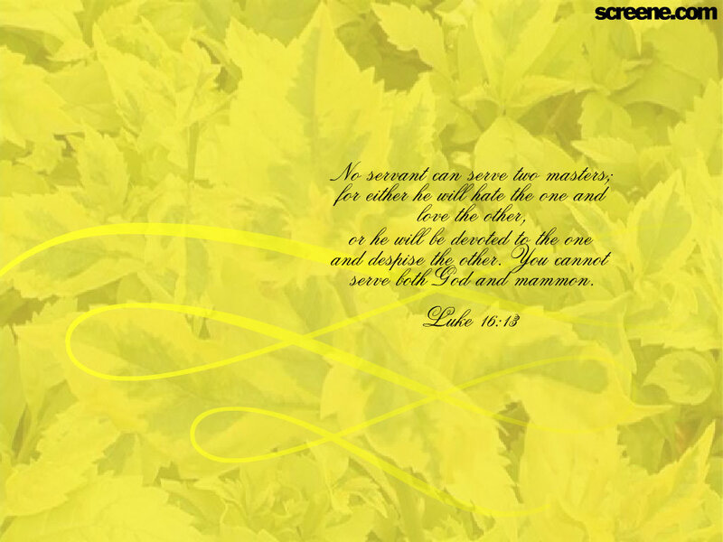 Bible verse on yellow leaves