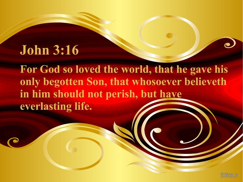 Bible Verse Text — Gold