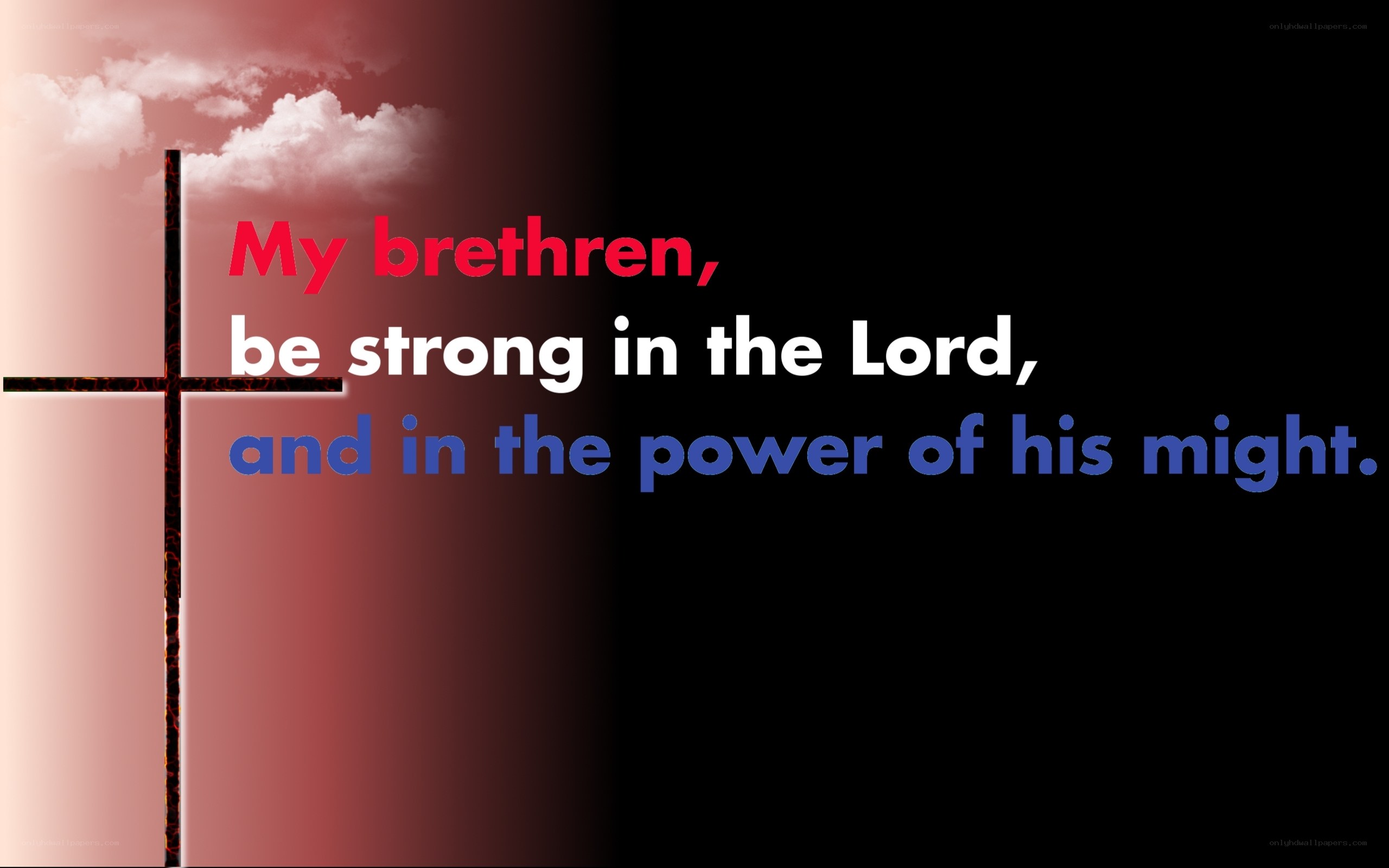 Biblical encouragement text