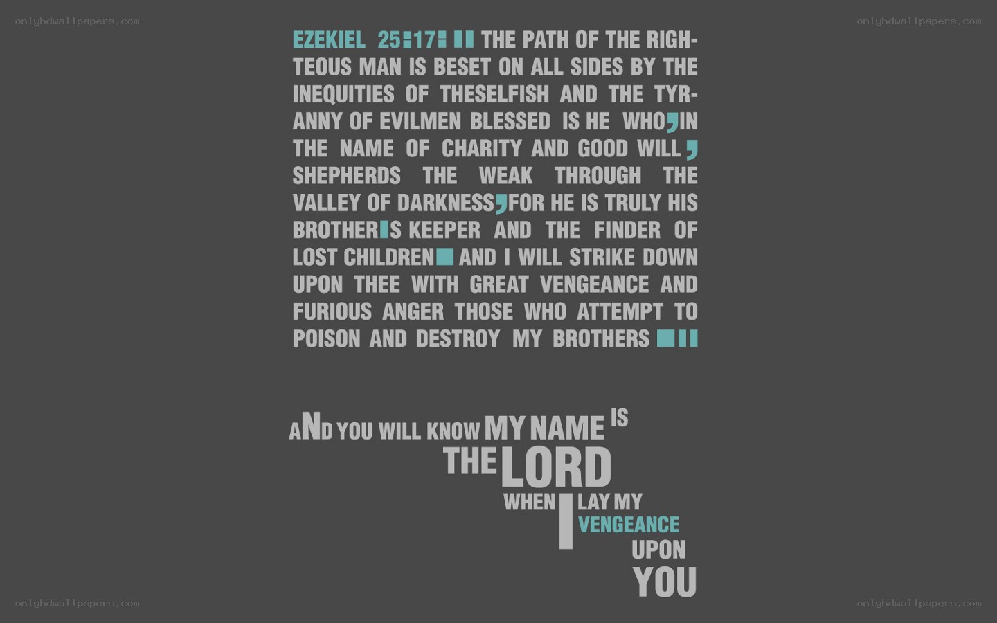 Biblical text on righteousness