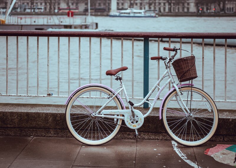 Bicycle by the river