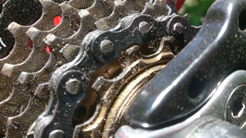Bicycle Chain and Cassette