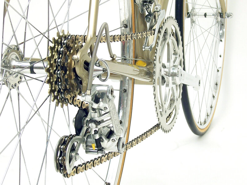 bicycle drivetrain close-up