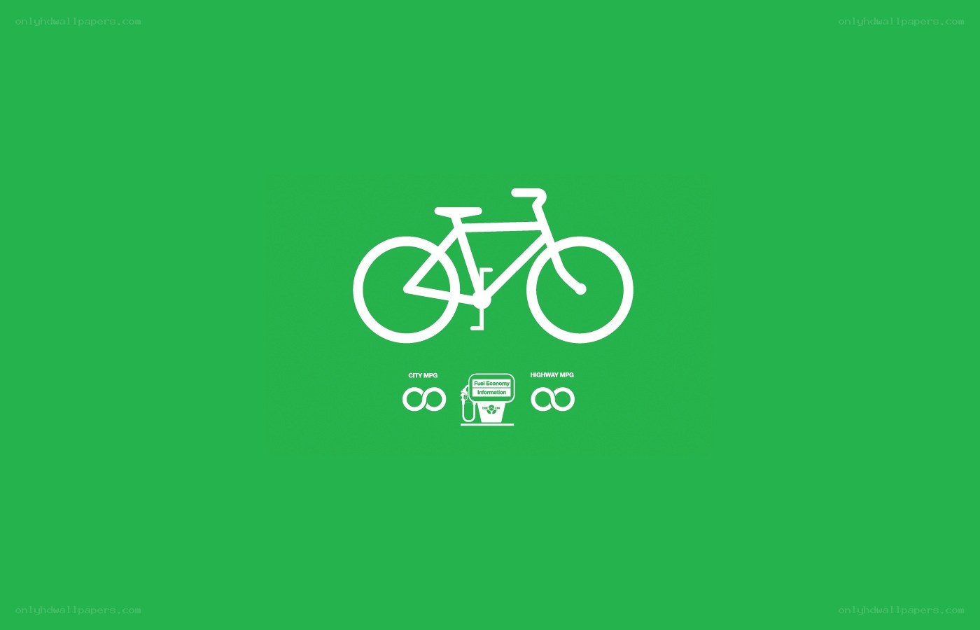 bicycle fuel efficiency icon