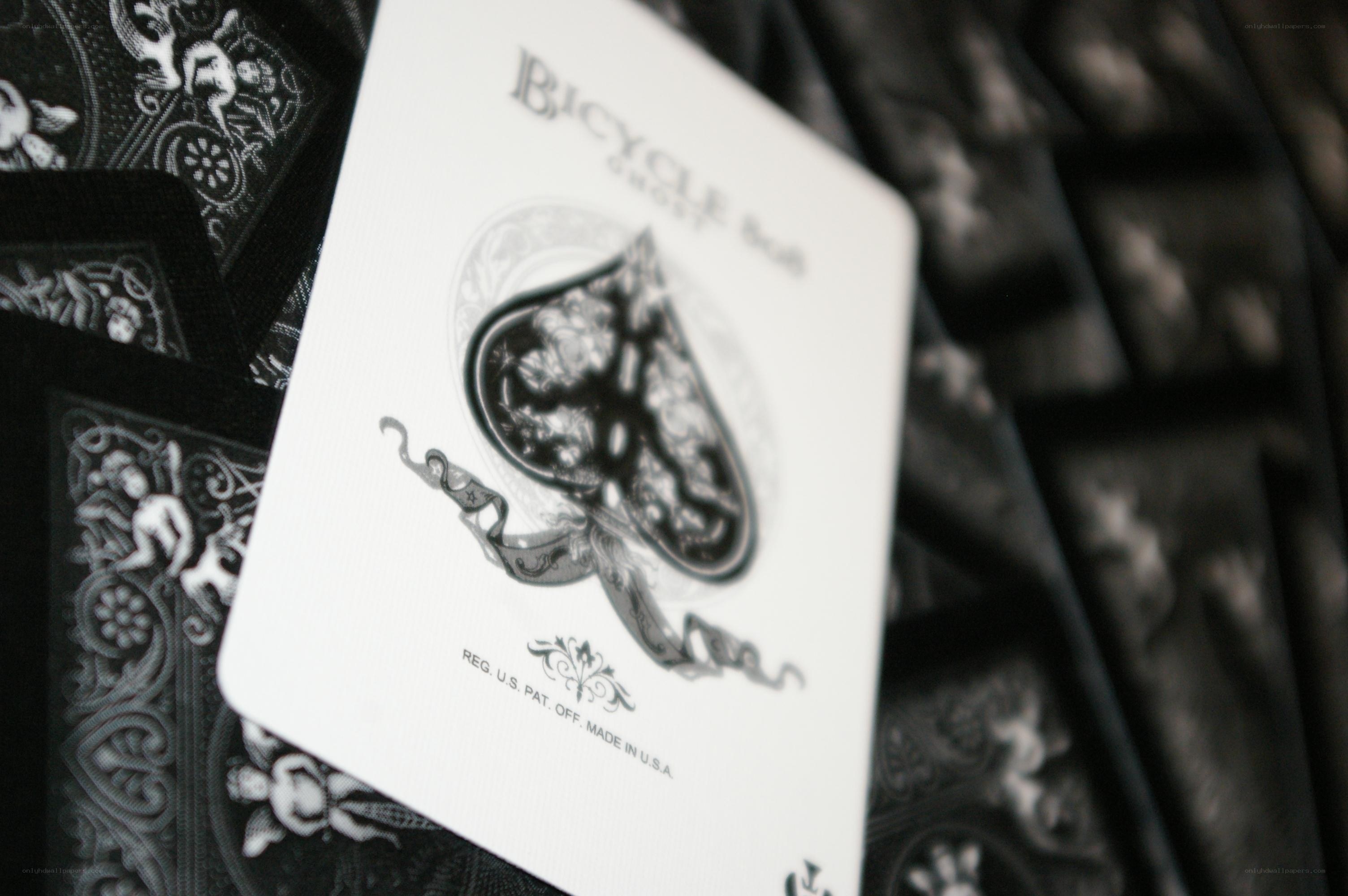 Bicycle Ghost playing card