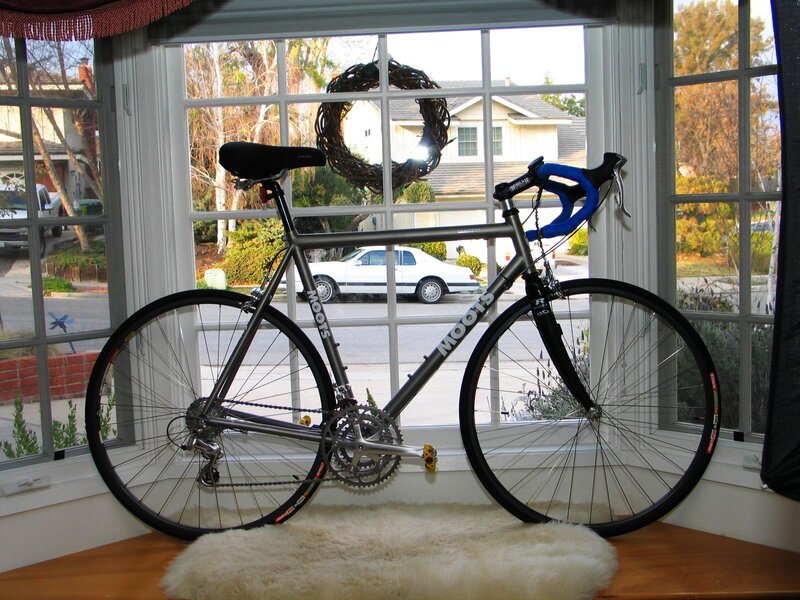 Bicycle in a window nook