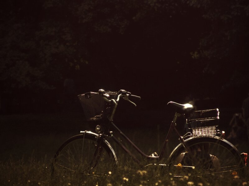 Bicycle in golden light
