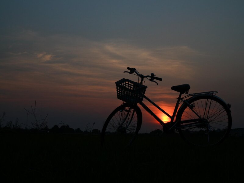 Bicycle in Silhouette