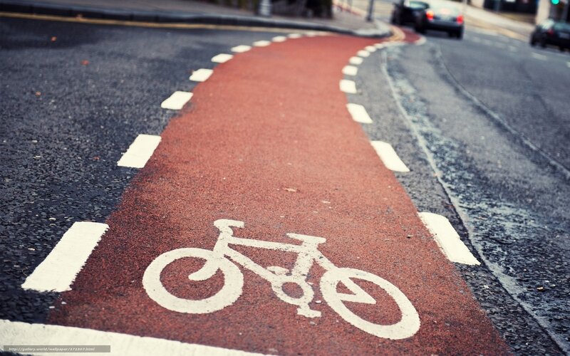 Bicycle Lane on Road