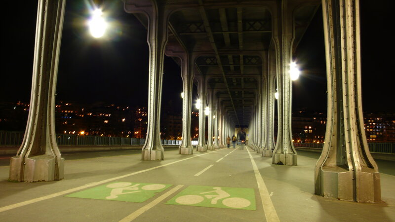 Bicycle Lane under Bridge