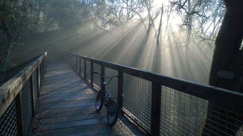 Bicycle on a Bridge