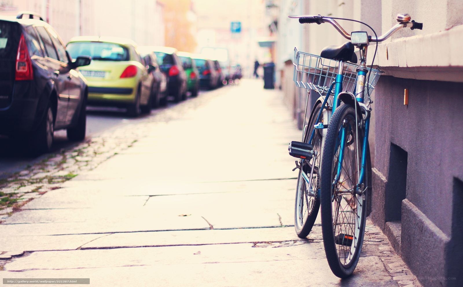 Bicycle on a city street