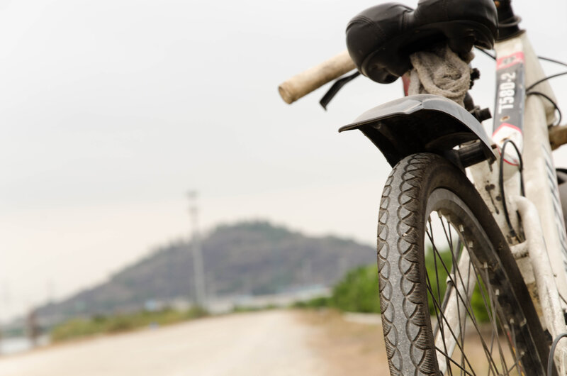 Bicycle on a Road