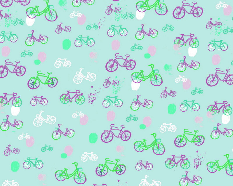 bicycle pattern background