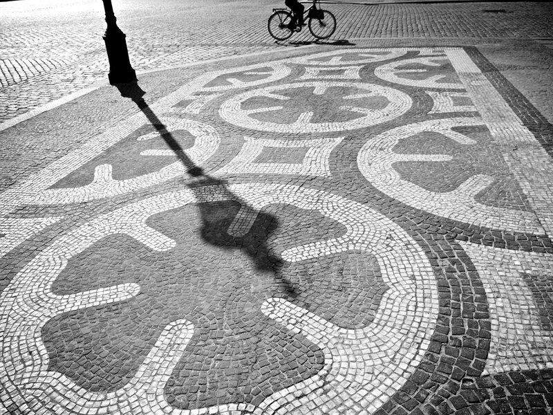 Bicycle Rider Shadow