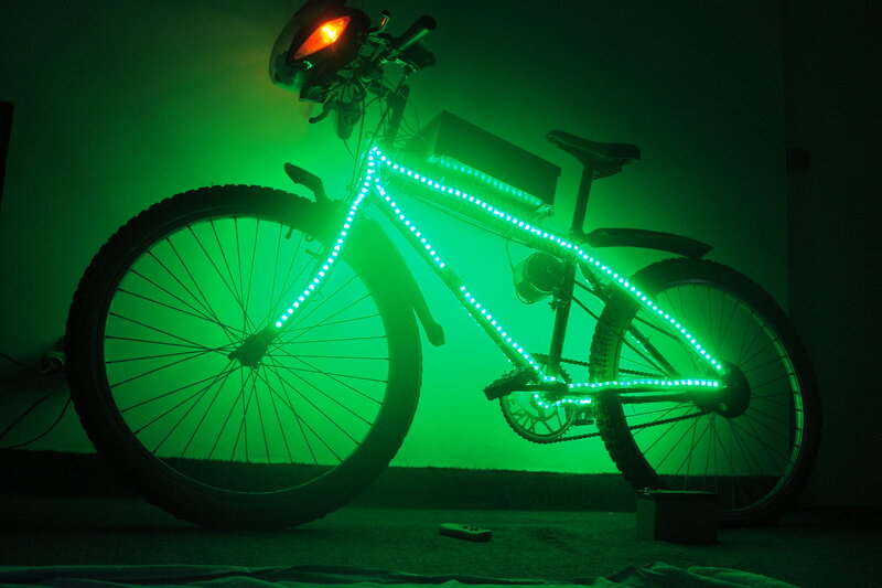 Bicycle with LED Lights