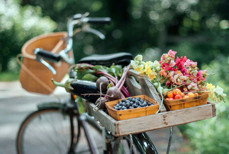 Bicycle with Produce